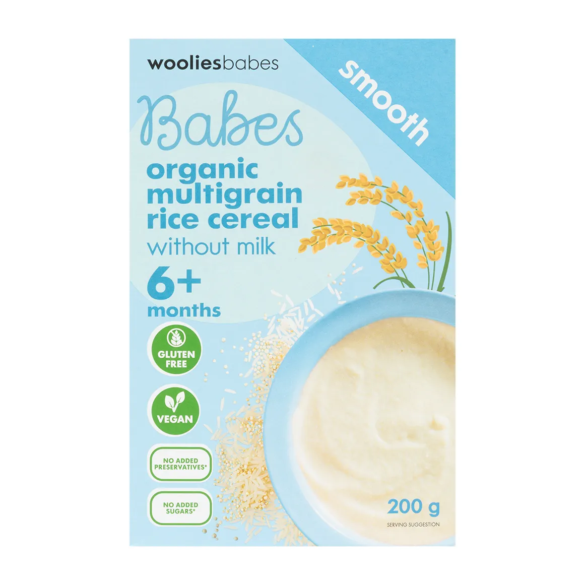 Babes Organic Multigrain Rice Cereal From 6 Months 200 g