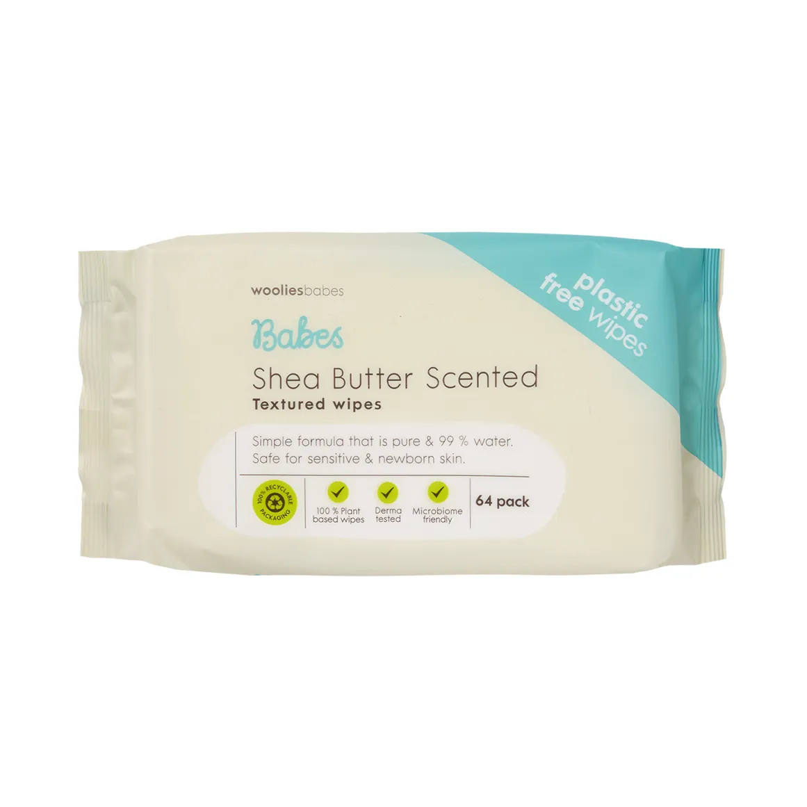 Babes Shea Butter Scented Textured Wipes 64 pk - Wooliesbabes