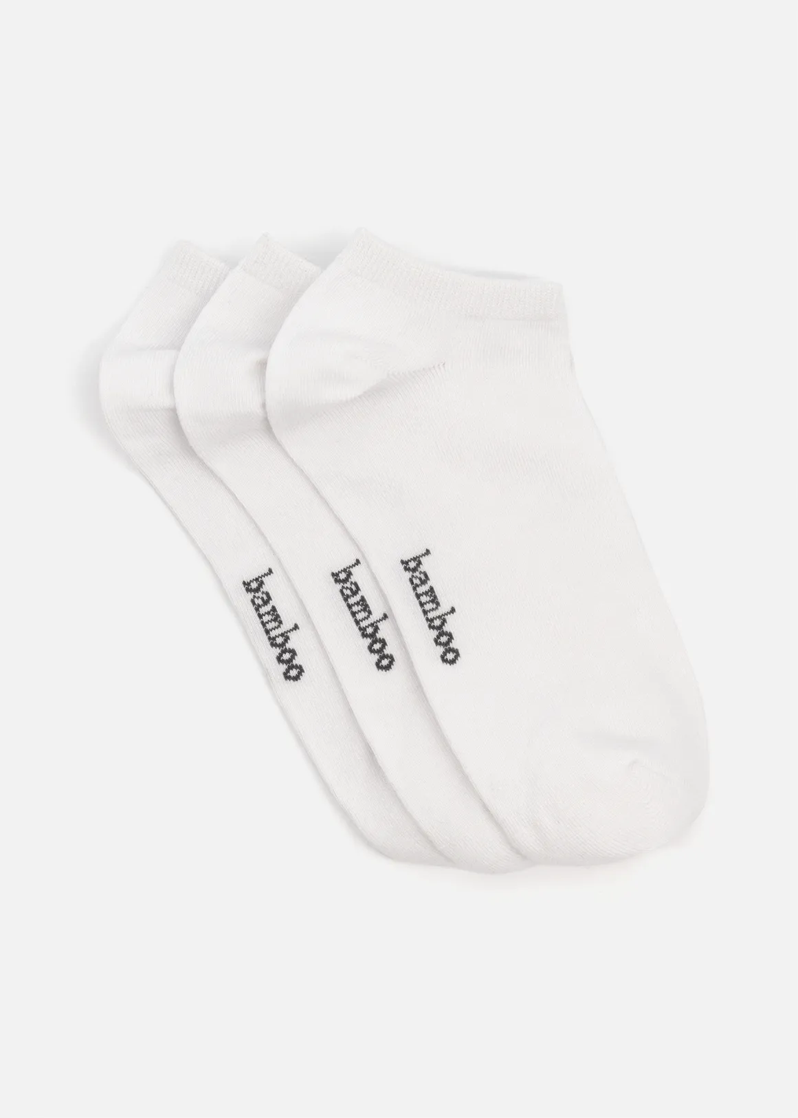 Bamboo Rich Trainer Liners 3 Pack - WHITE