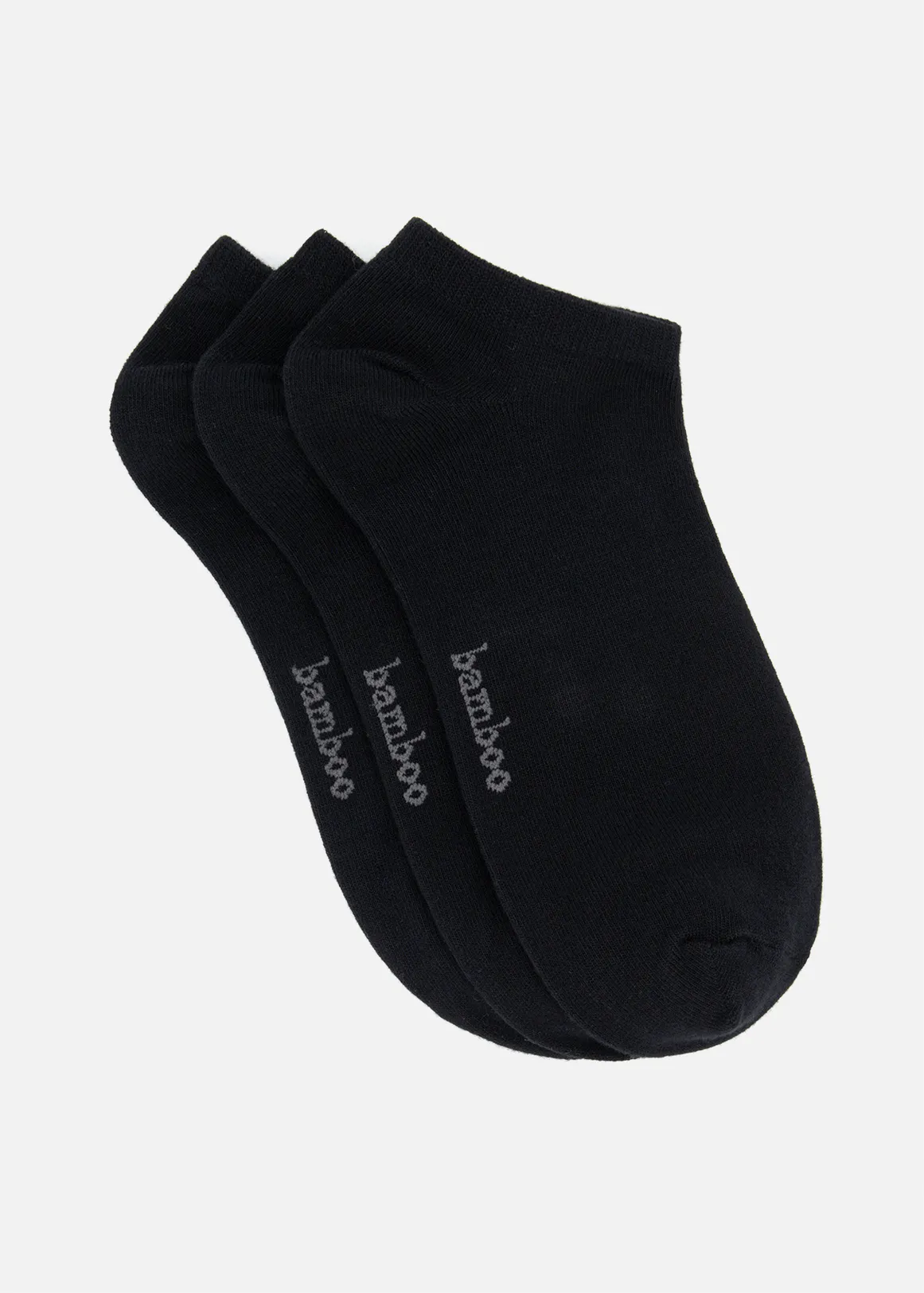 Bamboo Rich Trainer Liners 3 Pack - X BLACK