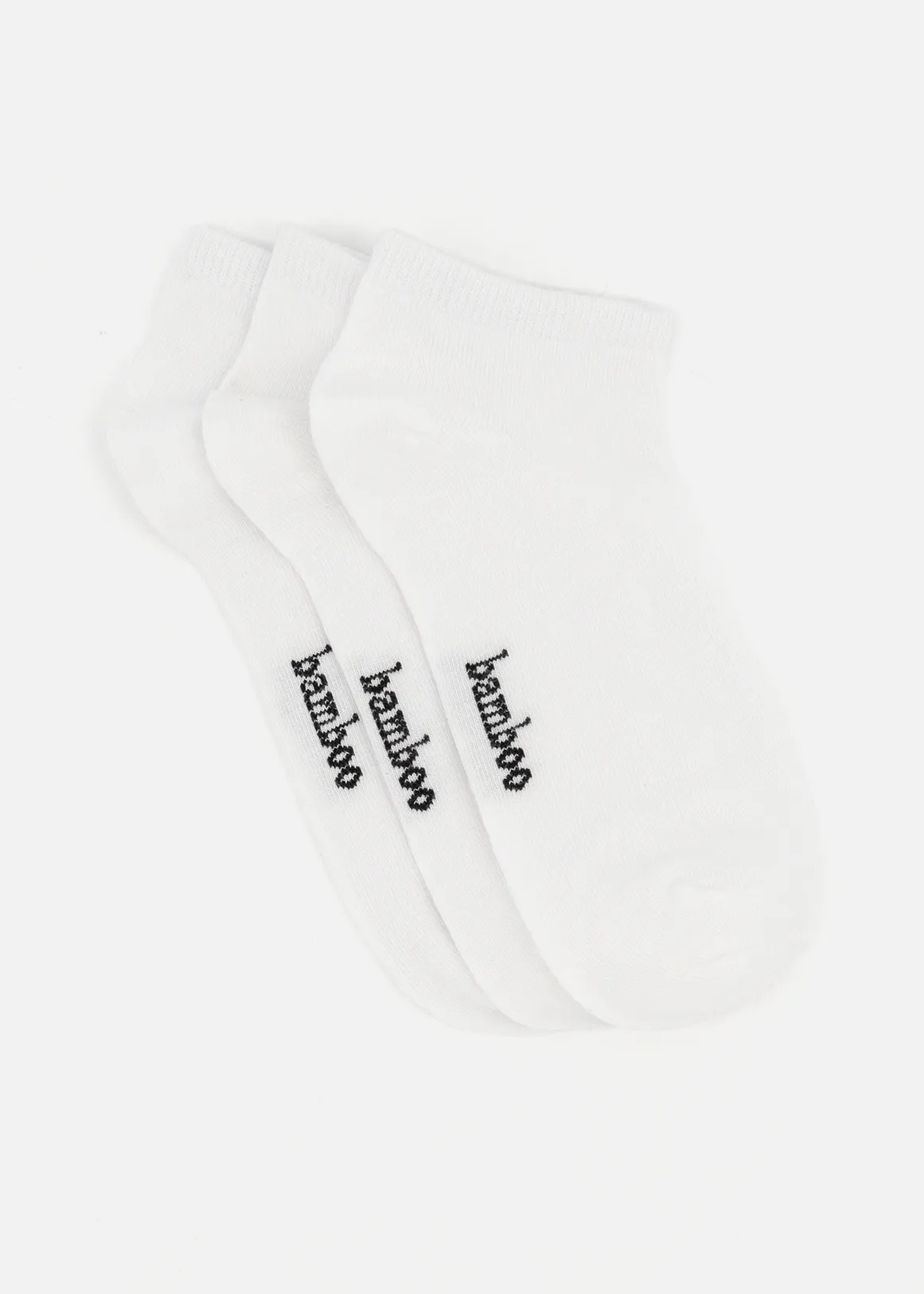 Bamboo Trainer Liners 3 Pack - WHITE