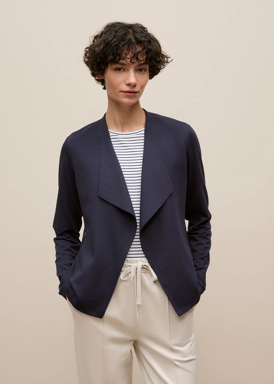 Bamboo Viscose Jacket - Night Sky
