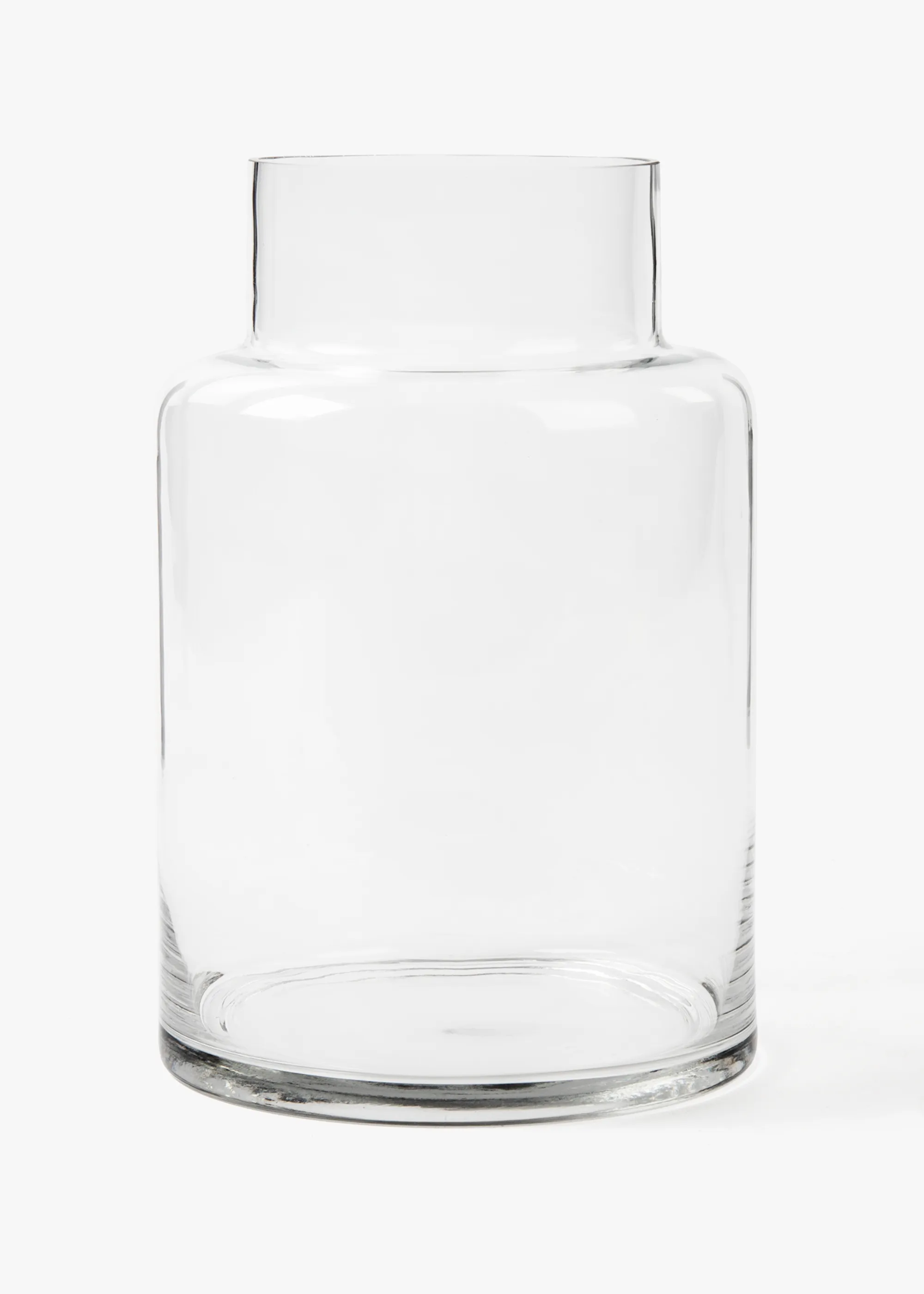 Barrel Vase Large - CLEAR