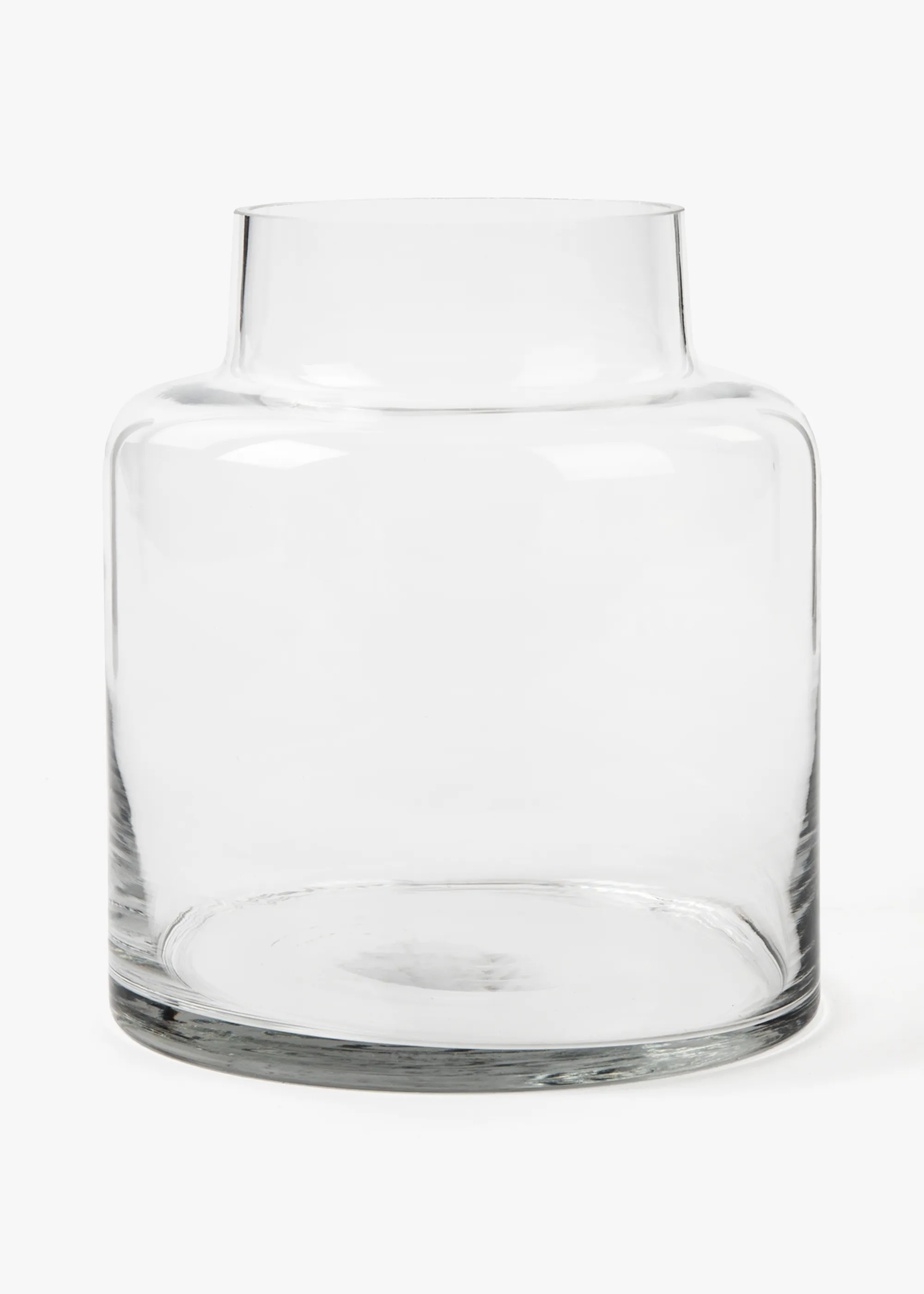 Barrel Vase Small - CLEAR