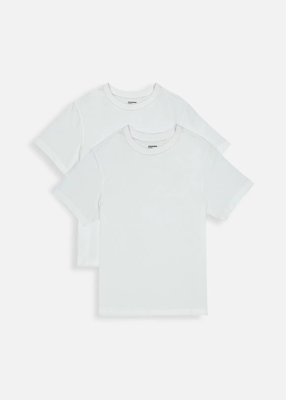 Basic Cotton T-shirts 2 Pack - X WHITE