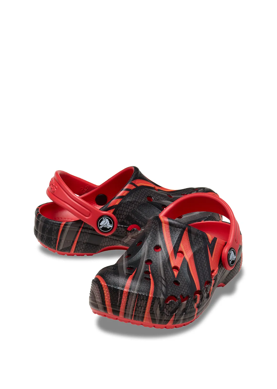 Baya Seasonal Printed Clogs (Size 4-10) Younger Child - X BLACK