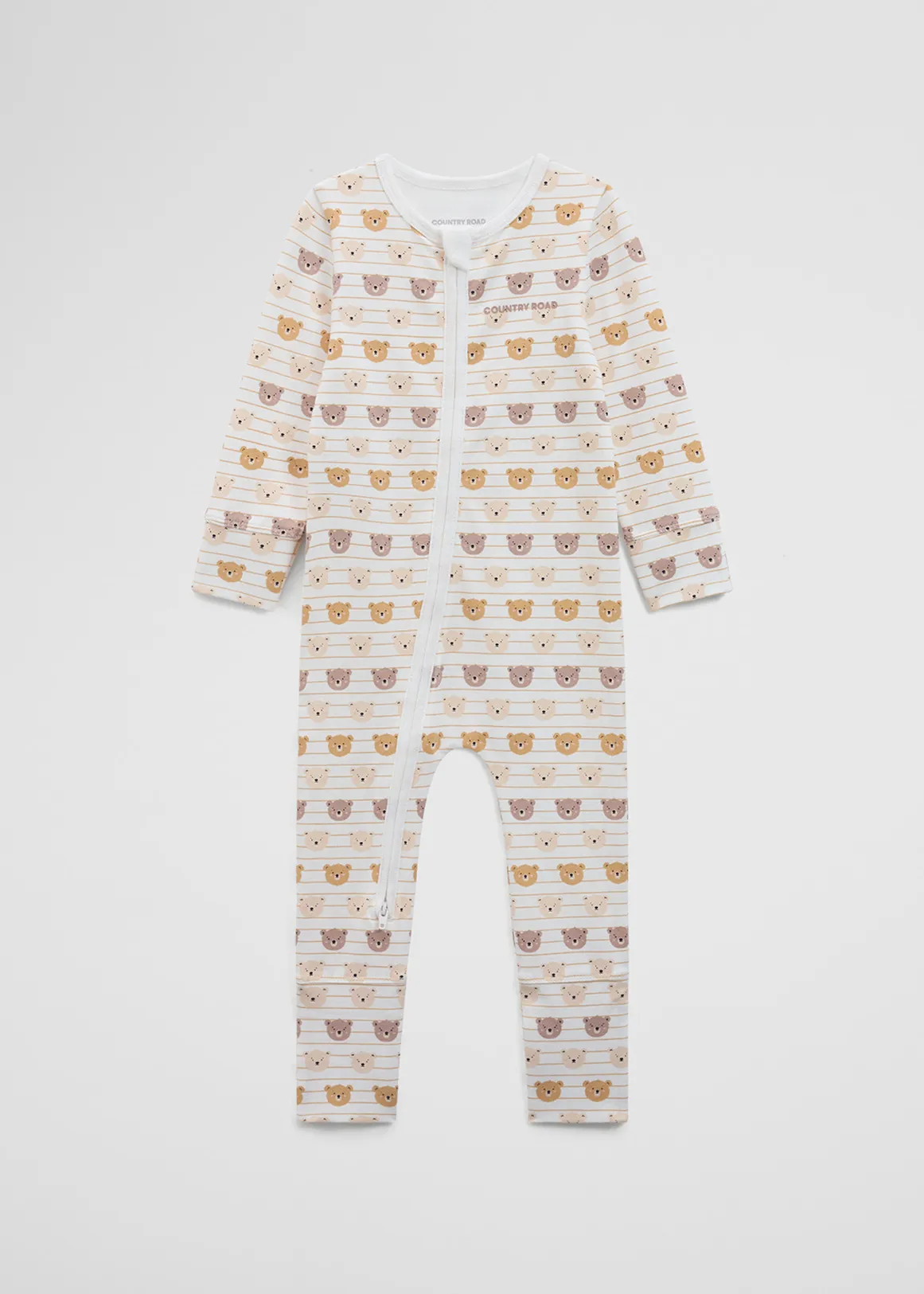 Bear Jumpsuit - MARSHMALLOW