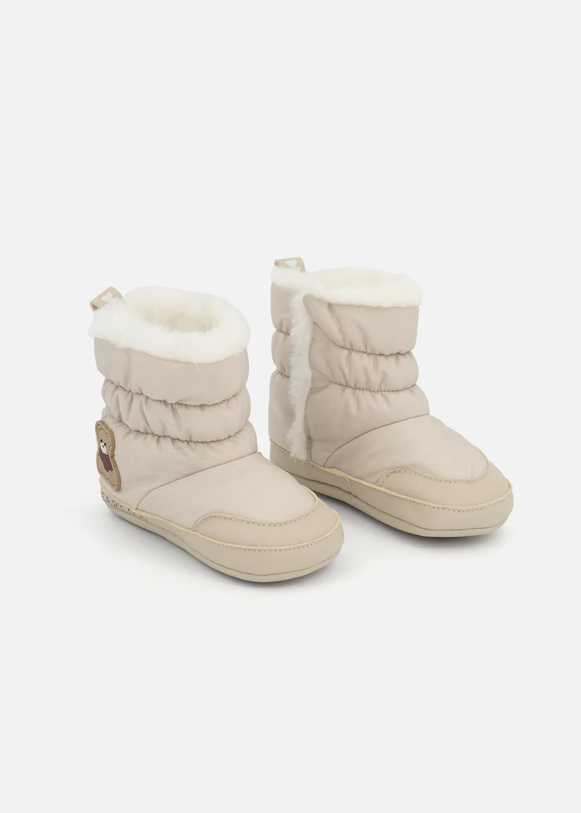 Bear Snow Pram Boots - NATURAL