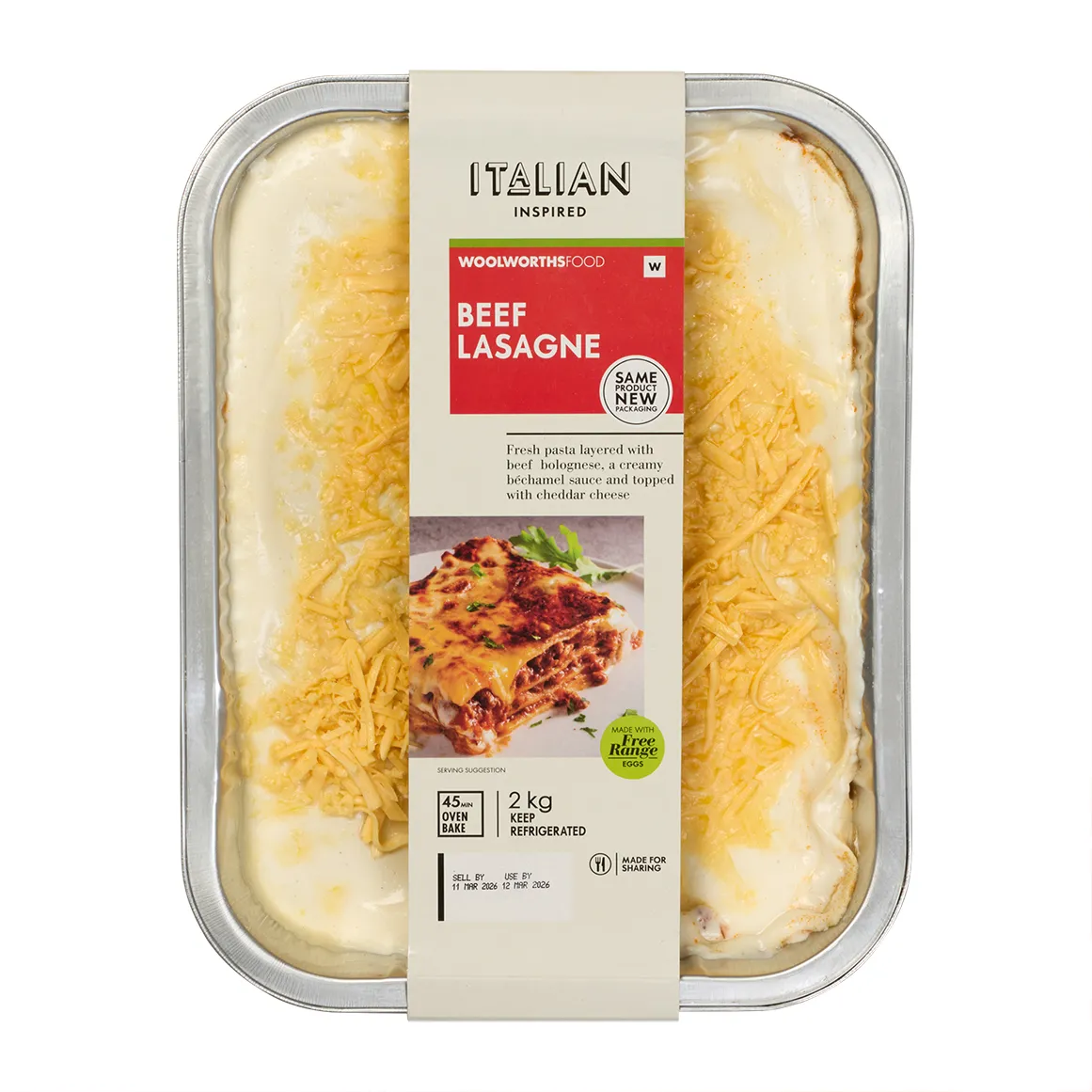 Beef Lasagne 2 kg
