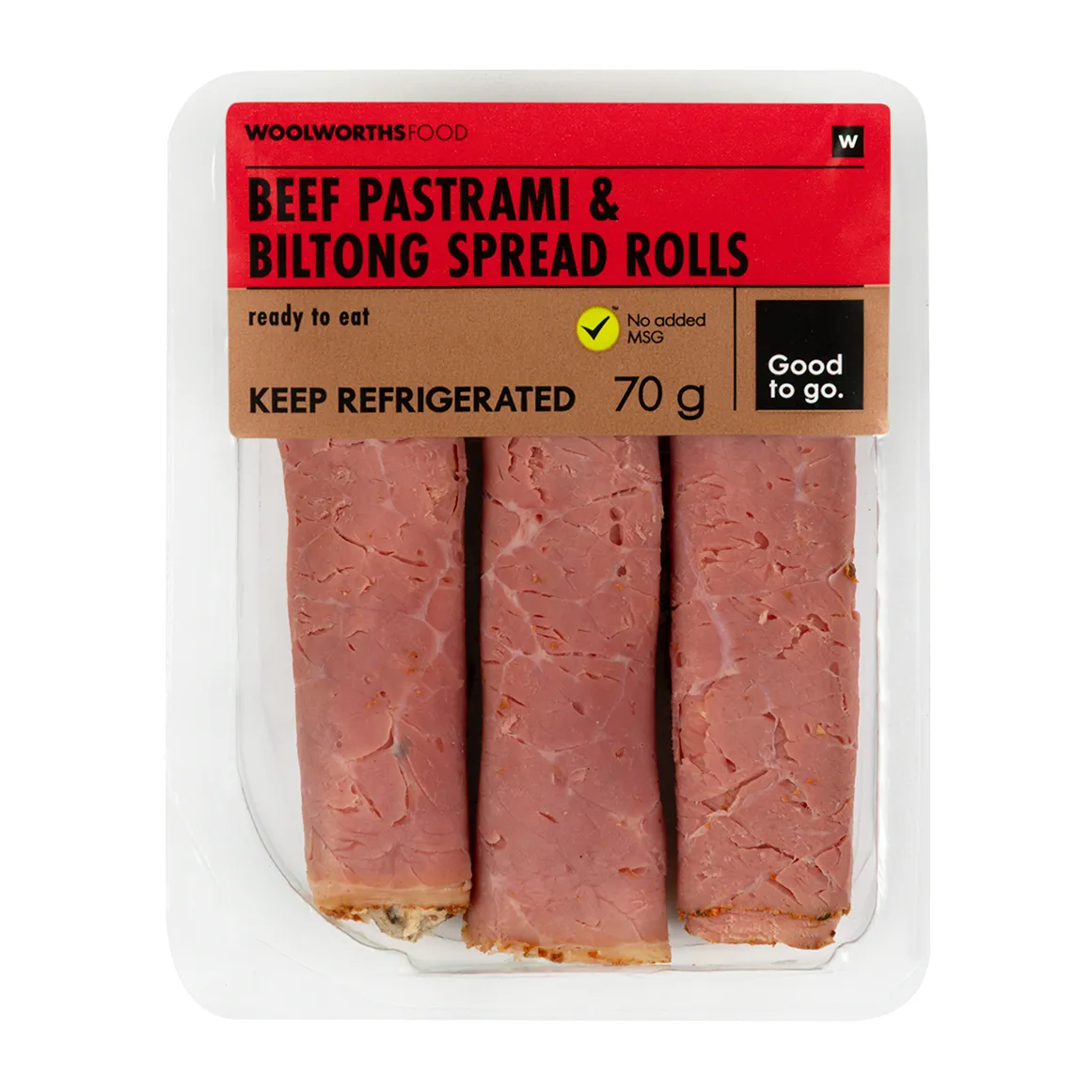 Beef Pastrami & Biltong Spread Rolls 70 g - Good to Go