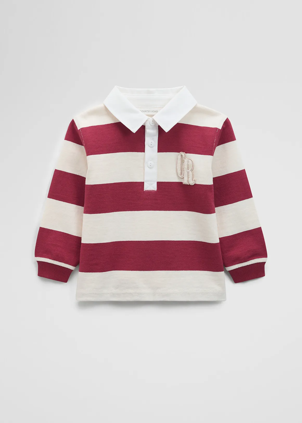 Block Stripe Rugby - CURRANT