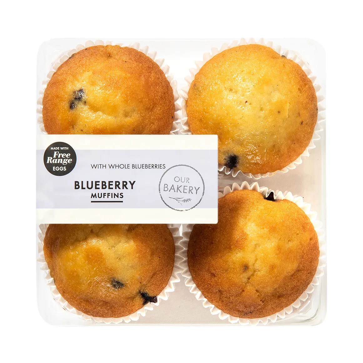 Blueberry Muffins 4 pk