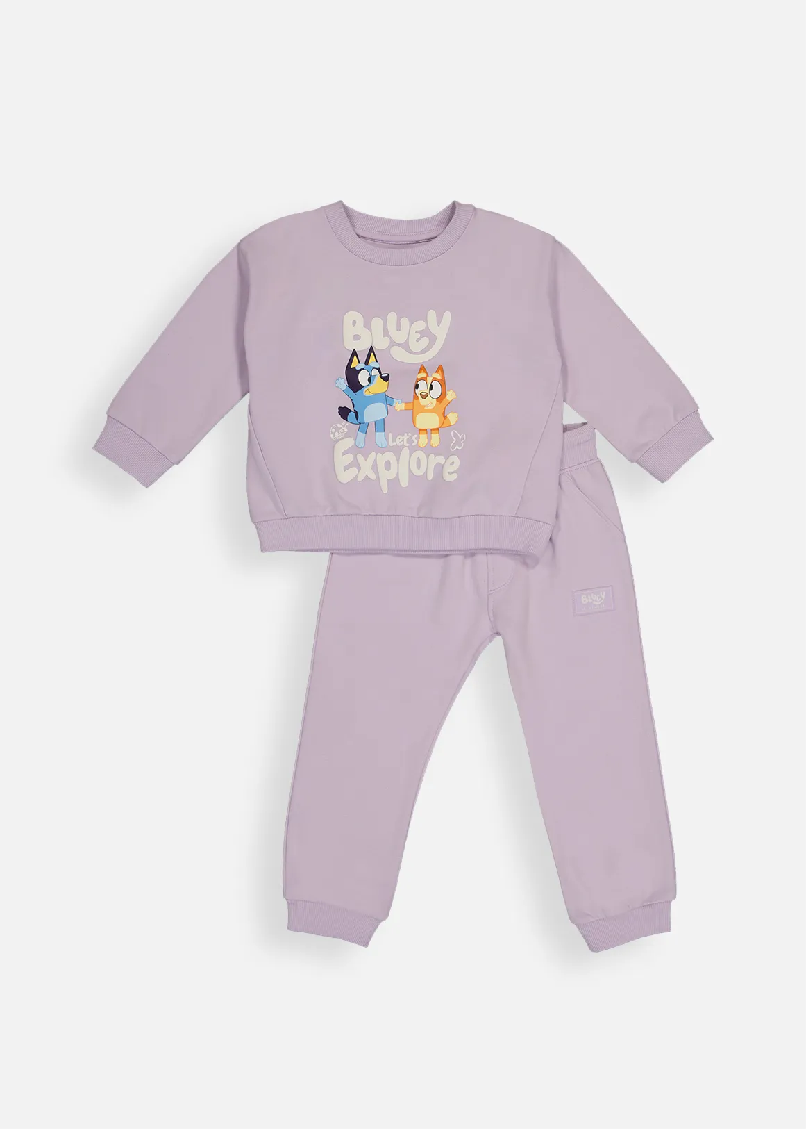 Bluey Sweattop & Track Pants Set - LILAC