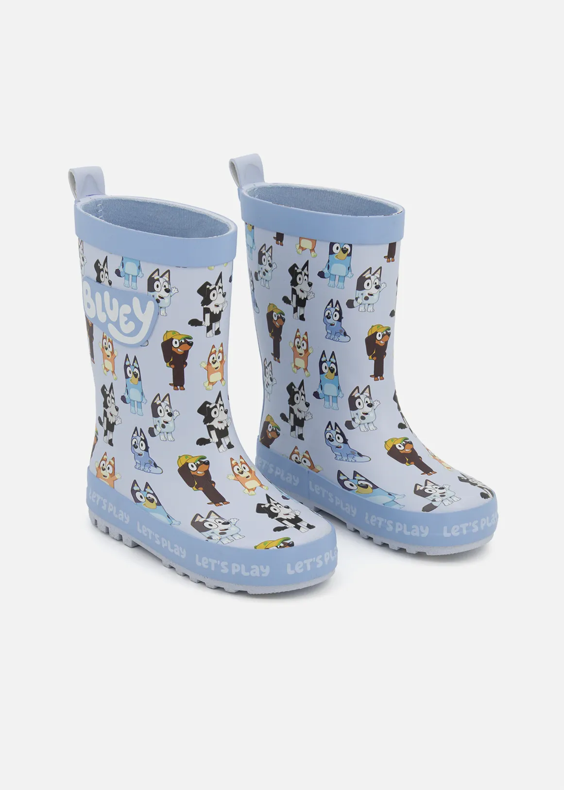 Bluey Wellingtons (Size 6-13) Younger Boy - LIGHT BLUE