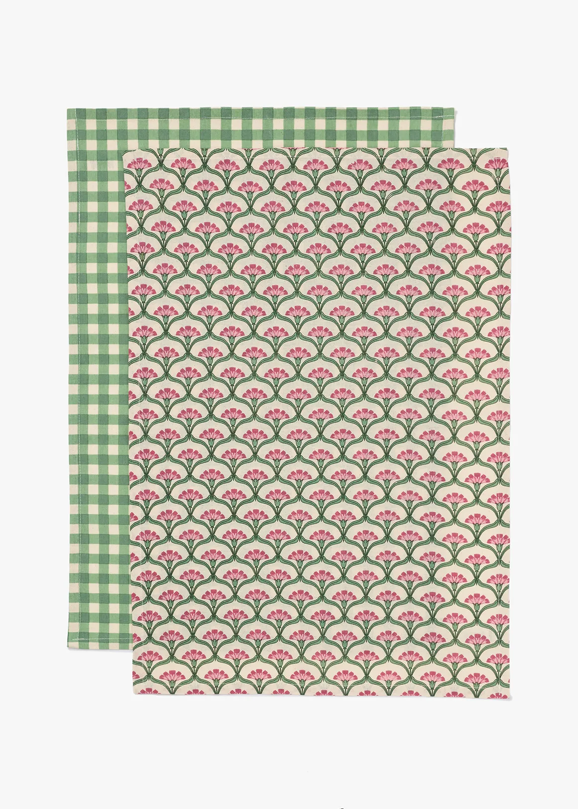 Botanical Floral Cotton Tea Towels 2 Pack - MULTI