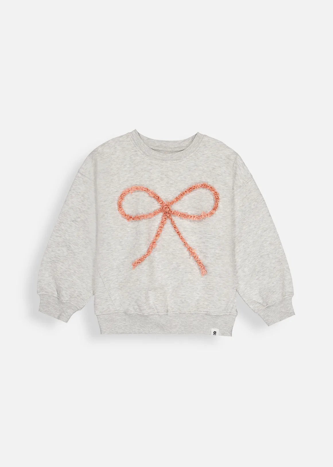 Bow Crew Sweatshirt - L.GREY MELANGE