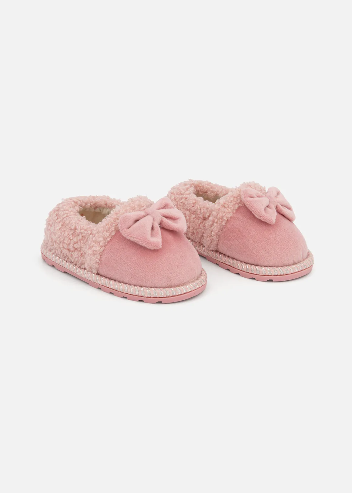 Bow Novellty Stokie Slippers - PINK
