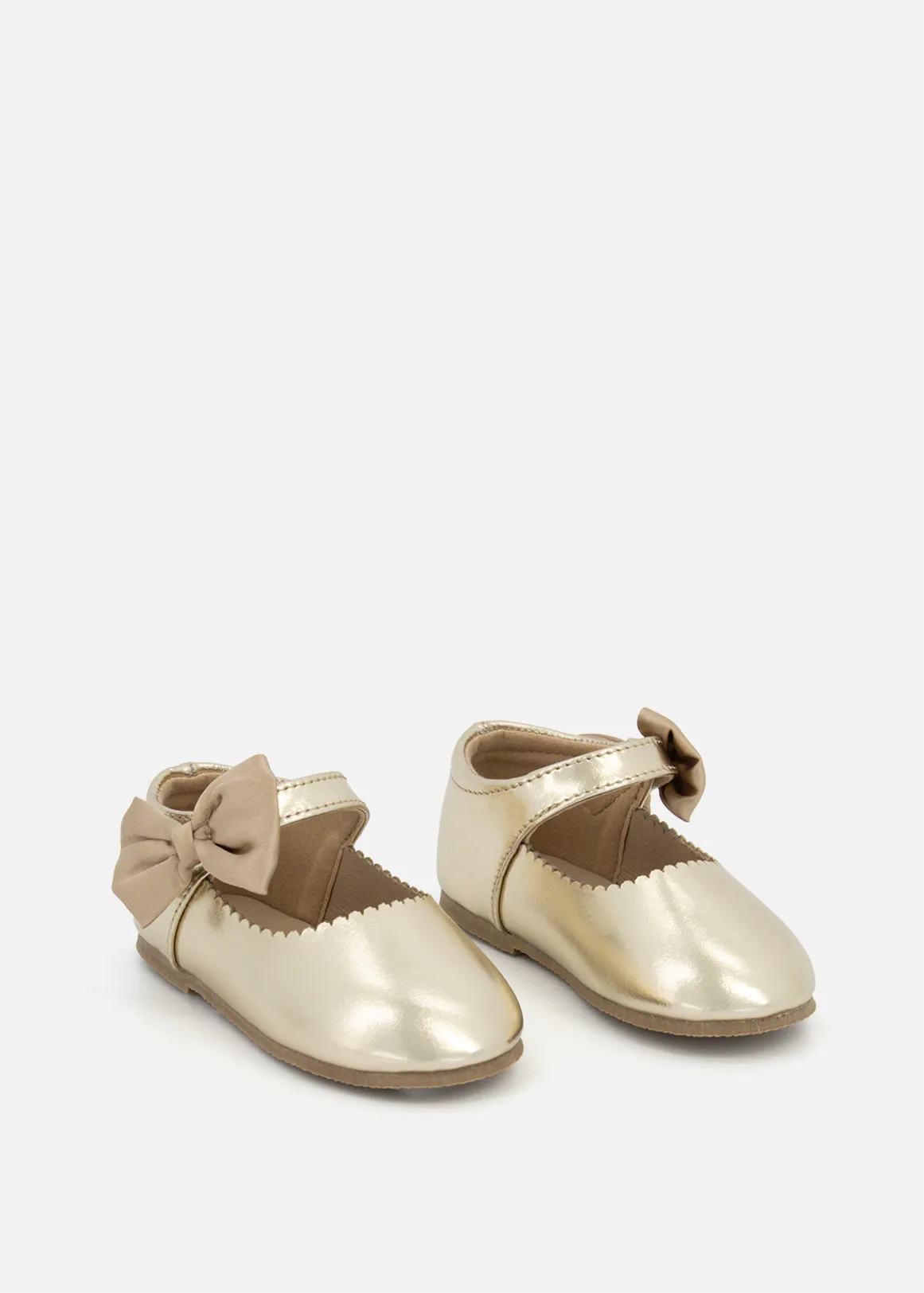 Bow Special Occasion Pumps - GOLD