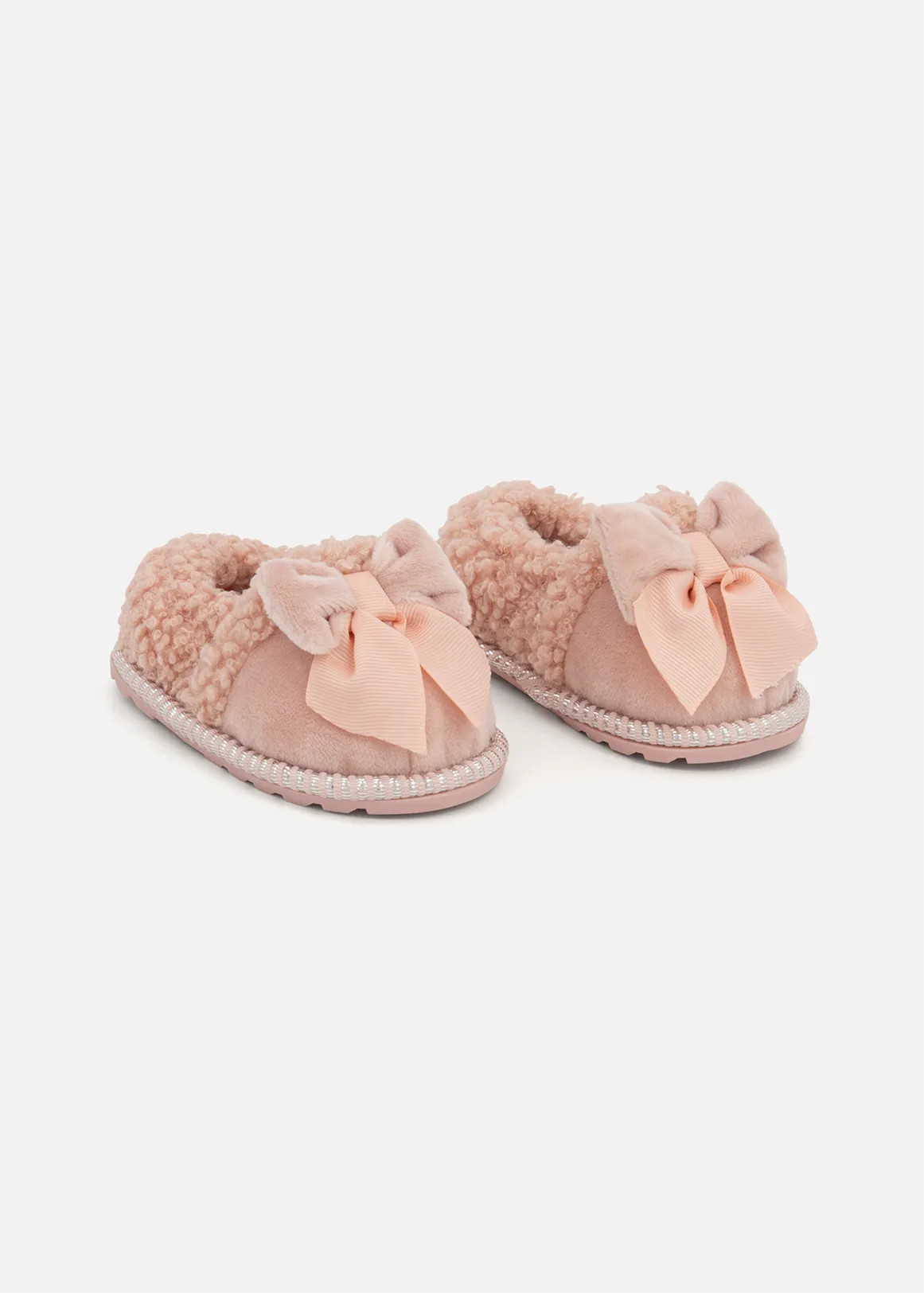 Bow Stokie Slippers - X PINK