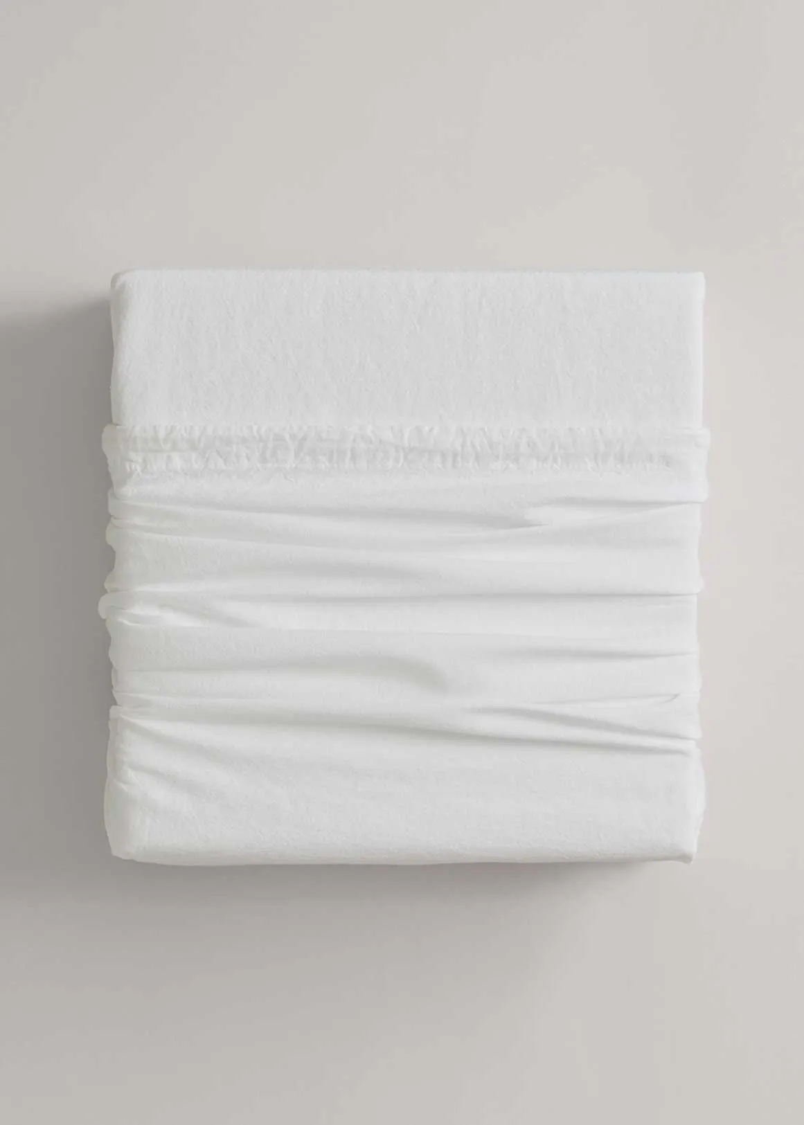 Brae Australian Cotton King Quilt Cover - WHITE