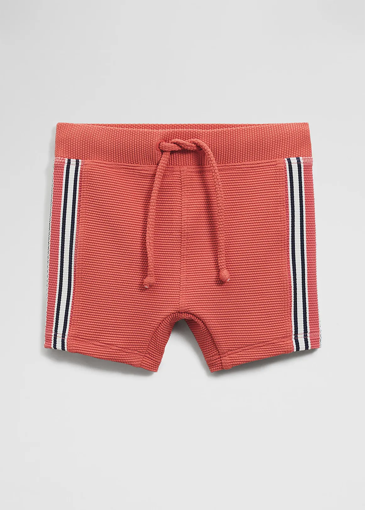 Branded Swim Short - FADED RED