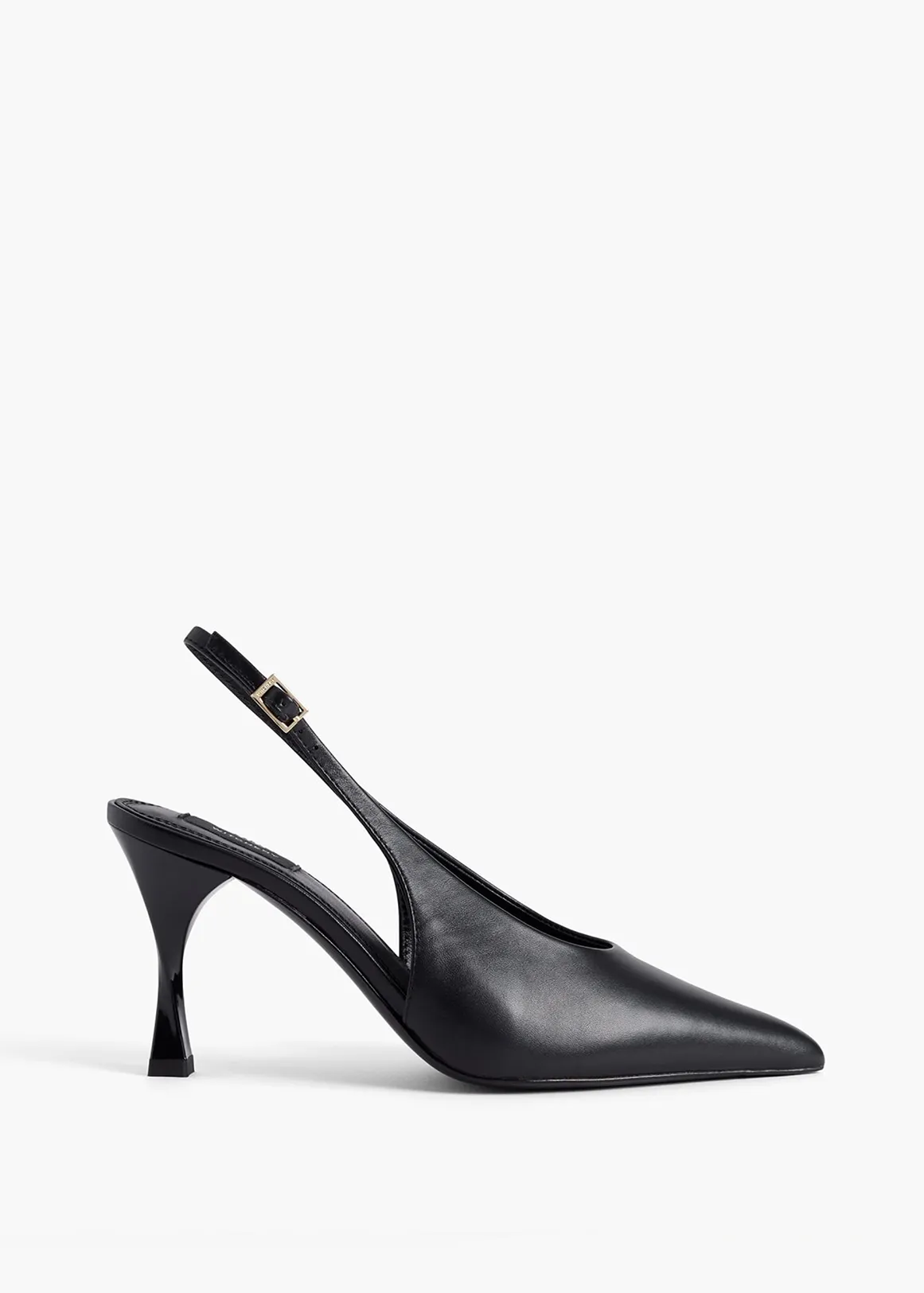 Brooke Twist Heels - BLACK