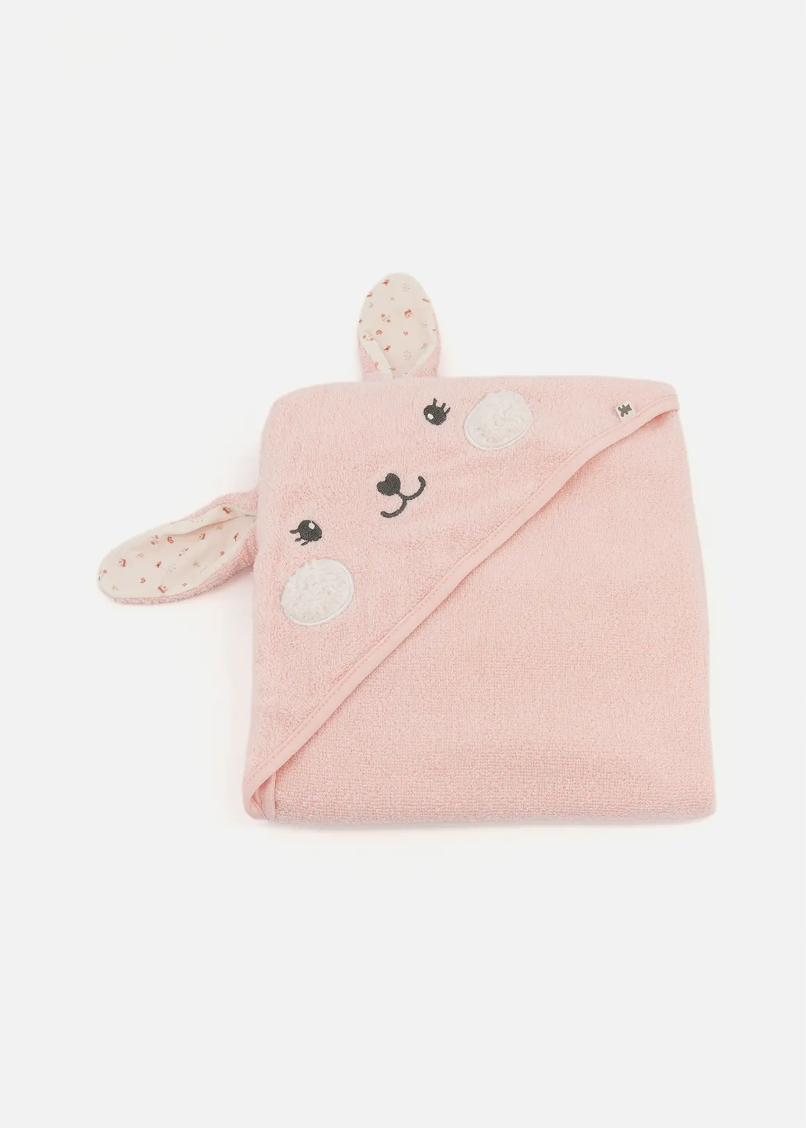 Bunny Hooded Towel - PINK