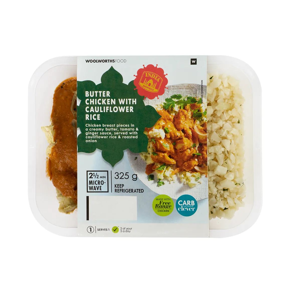 Butter Chicken with Cauliflower Rice 325 g