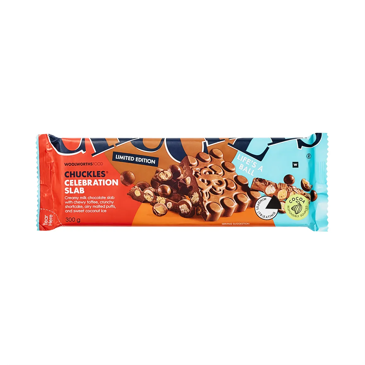 CHUCKLES® Limited Edition Celebration Slab 300 g