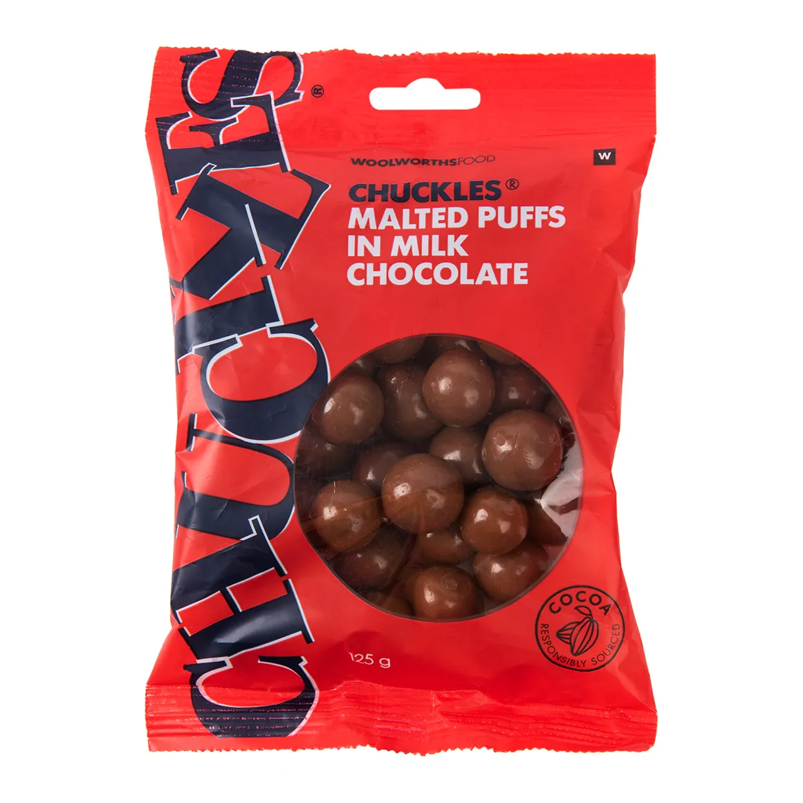 CHUCKLES® Malted Puffs in Milk Chocolate 125 g
