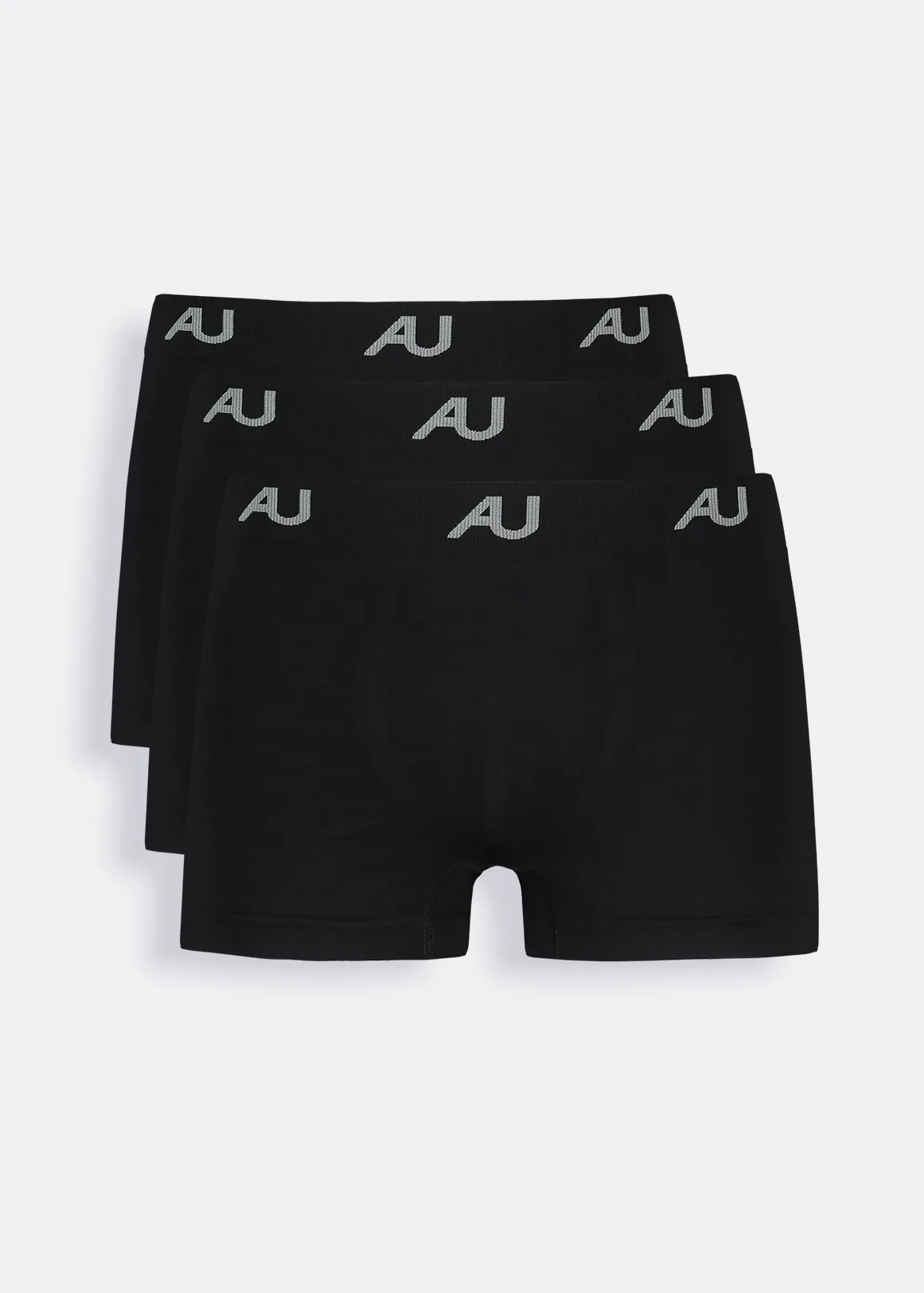 COOLTECH Seamless Trunks 3 Pack - BLACK