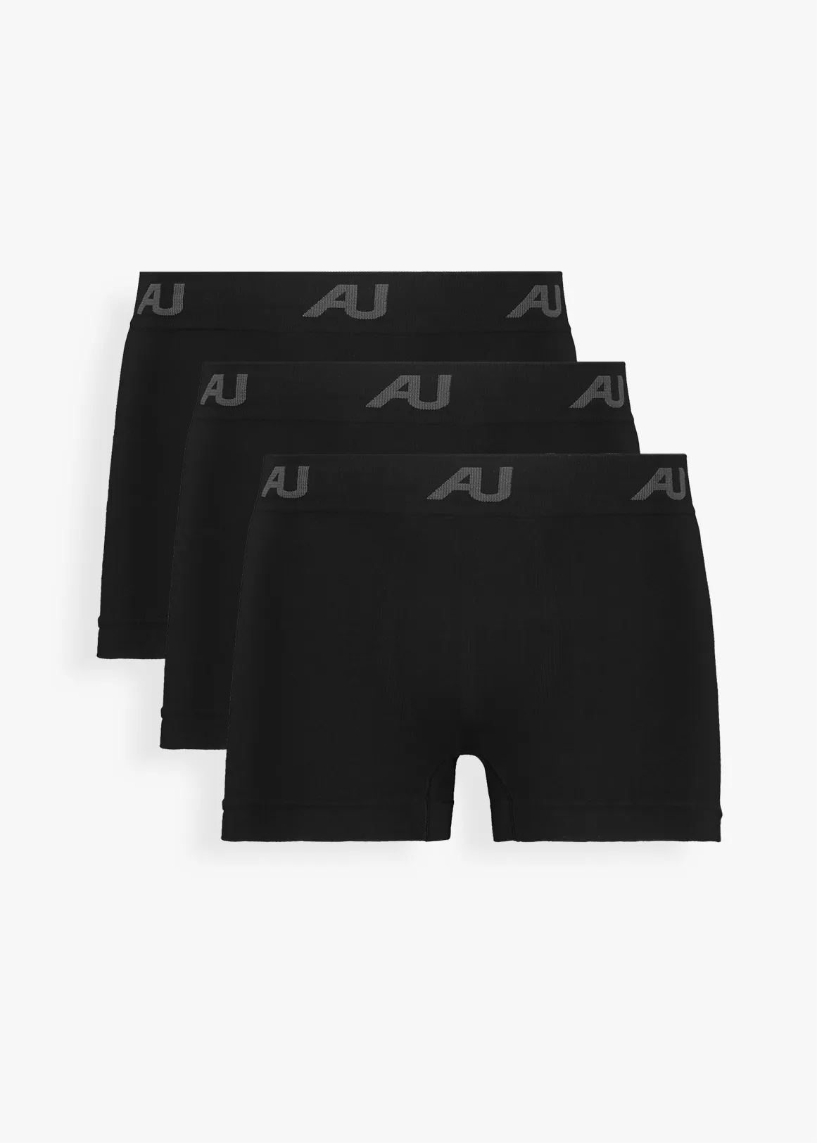 COOLTECH Seamless Trunks 3 Pack - BLACK