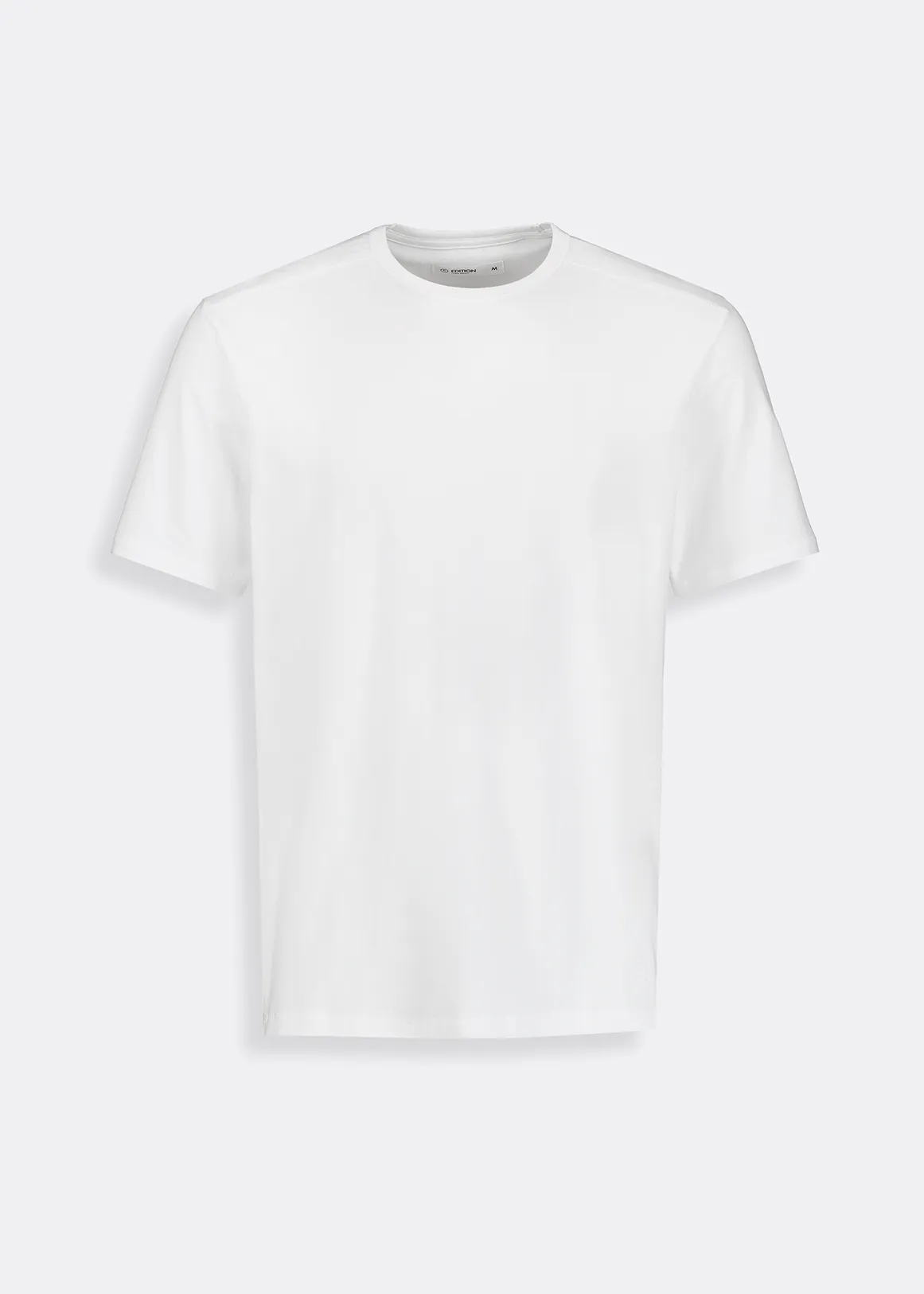 COOLTECH Stretch Cotton Performance T-shirt - WHITE