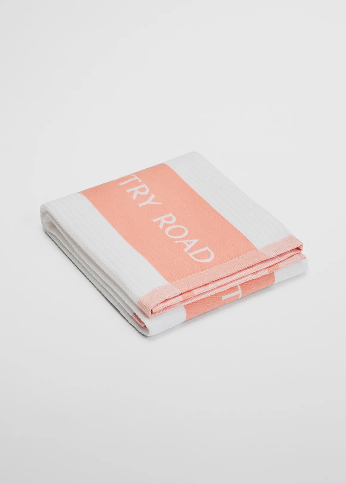 CR Logo Australian Cotton Teatowel - PEACH