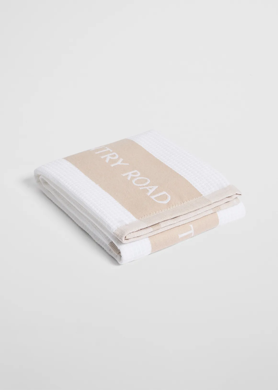 CR Logo Australian Cotton Teatowel - STONE