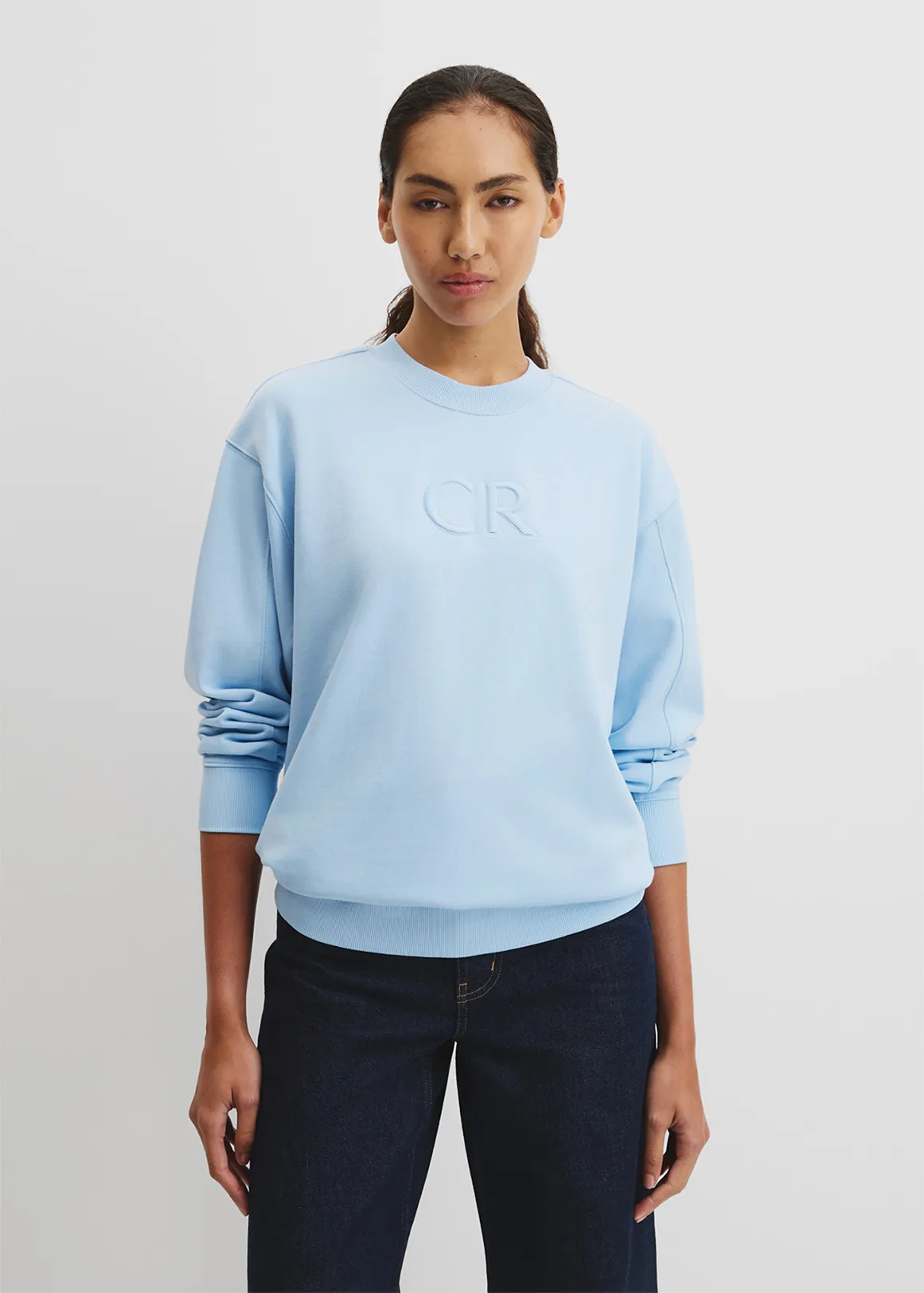 CR Logo Sweat - LIGHT STORM BLUE