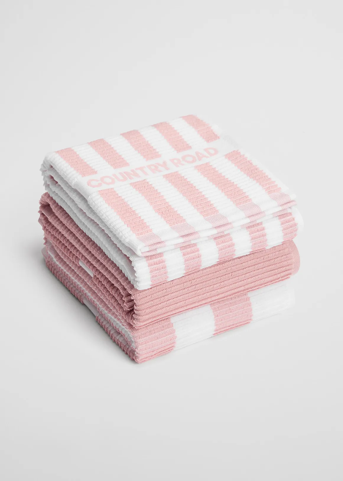 CR Stripe Australian Cotton Tea Towel Pack of 3 - BUD