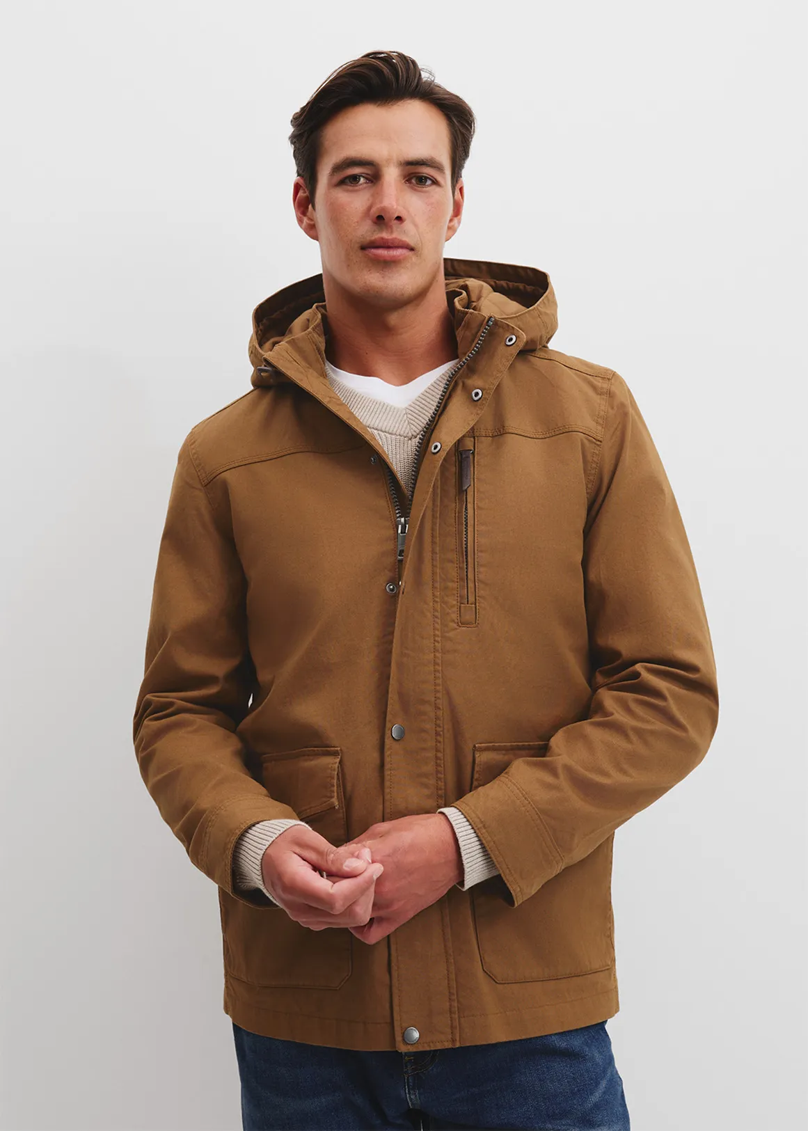 Canvas Parka - TAN