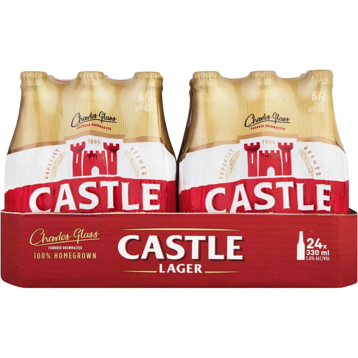 Castle Lager 24 x 330 ml Bottles