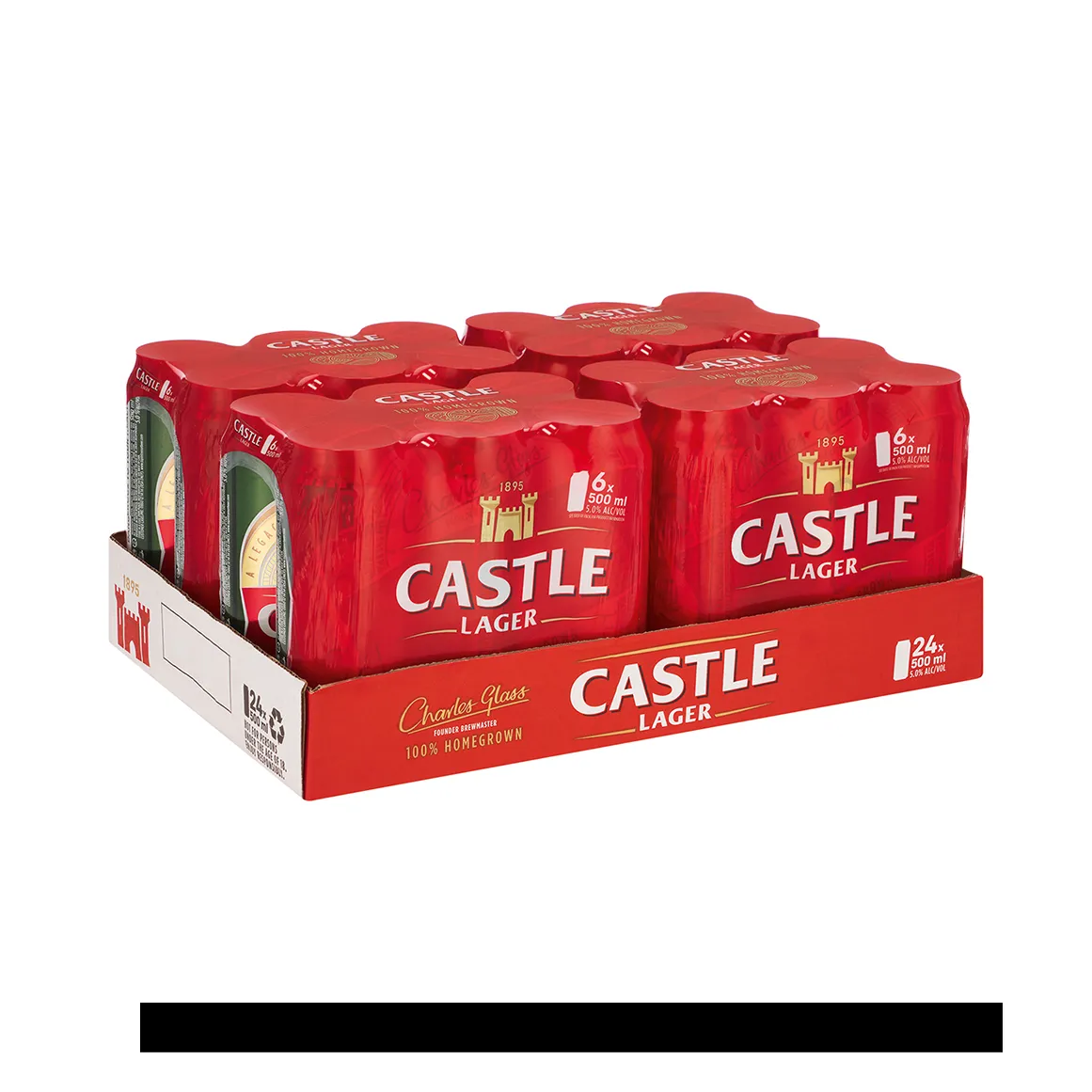 Castle Lager 24 x 500 ml Cans