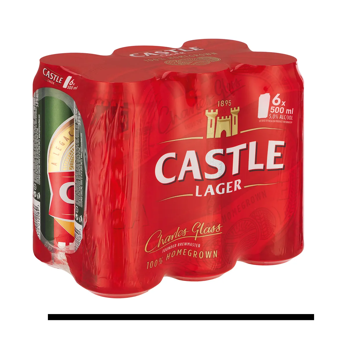 Castle Lager 6 x 500 ml Cans