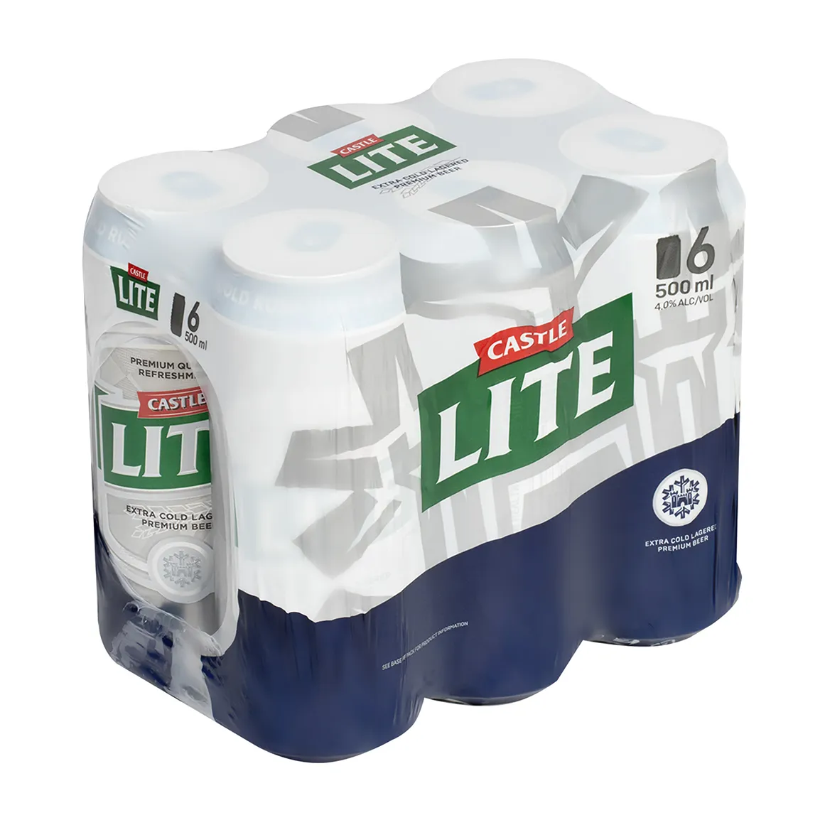 Castle Lite 6 x 500 ml Cans