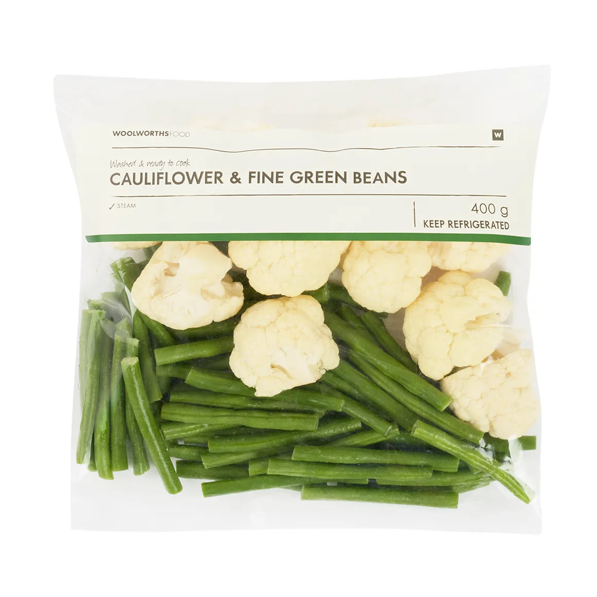 Cauliflower & Fine Green Beans 400 g