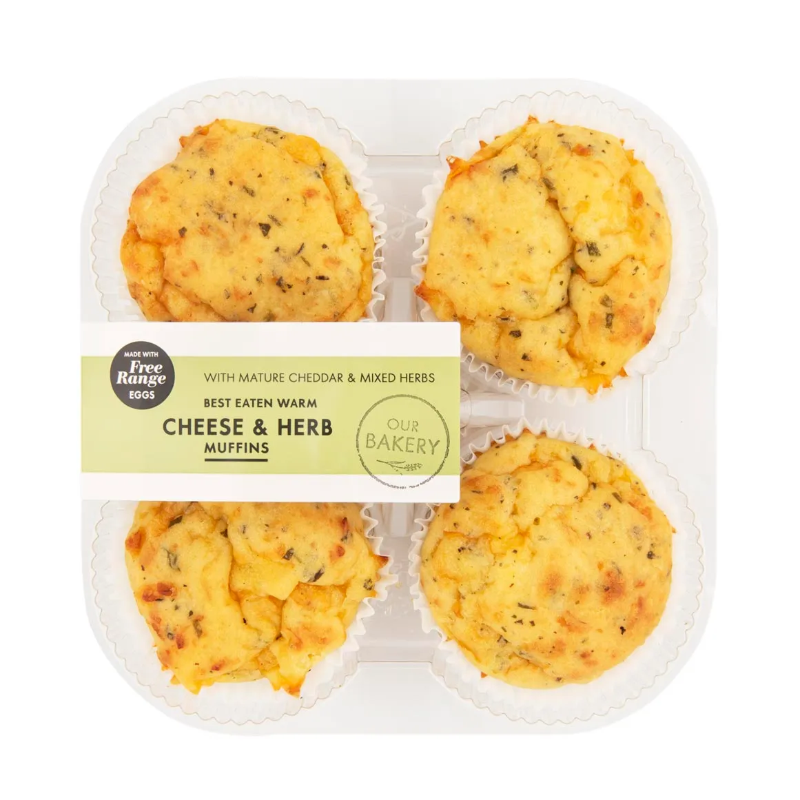 Cheese & Herb Muffins 4 pk