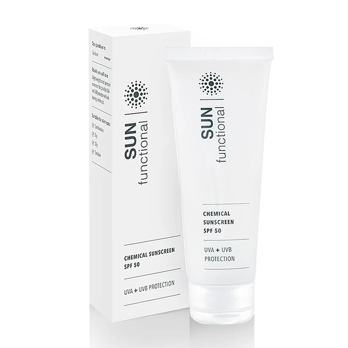 Chemical Sunscreen SPF50 UVA & UVB Protection - 50ml