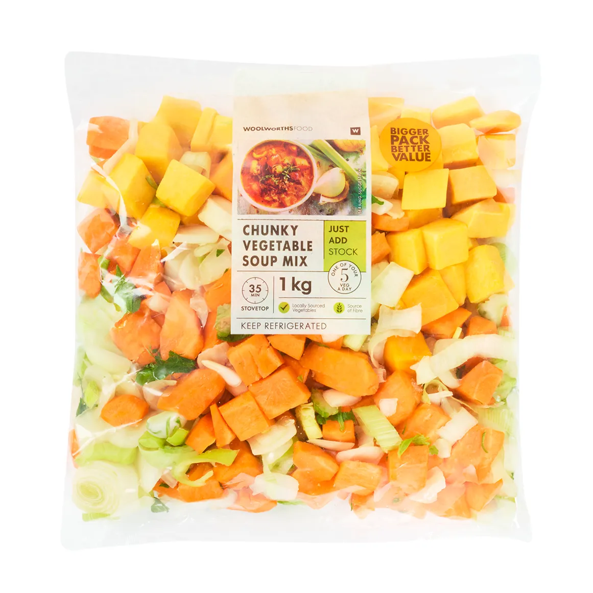 Chunky Vegetable Soup Mix 1 kg