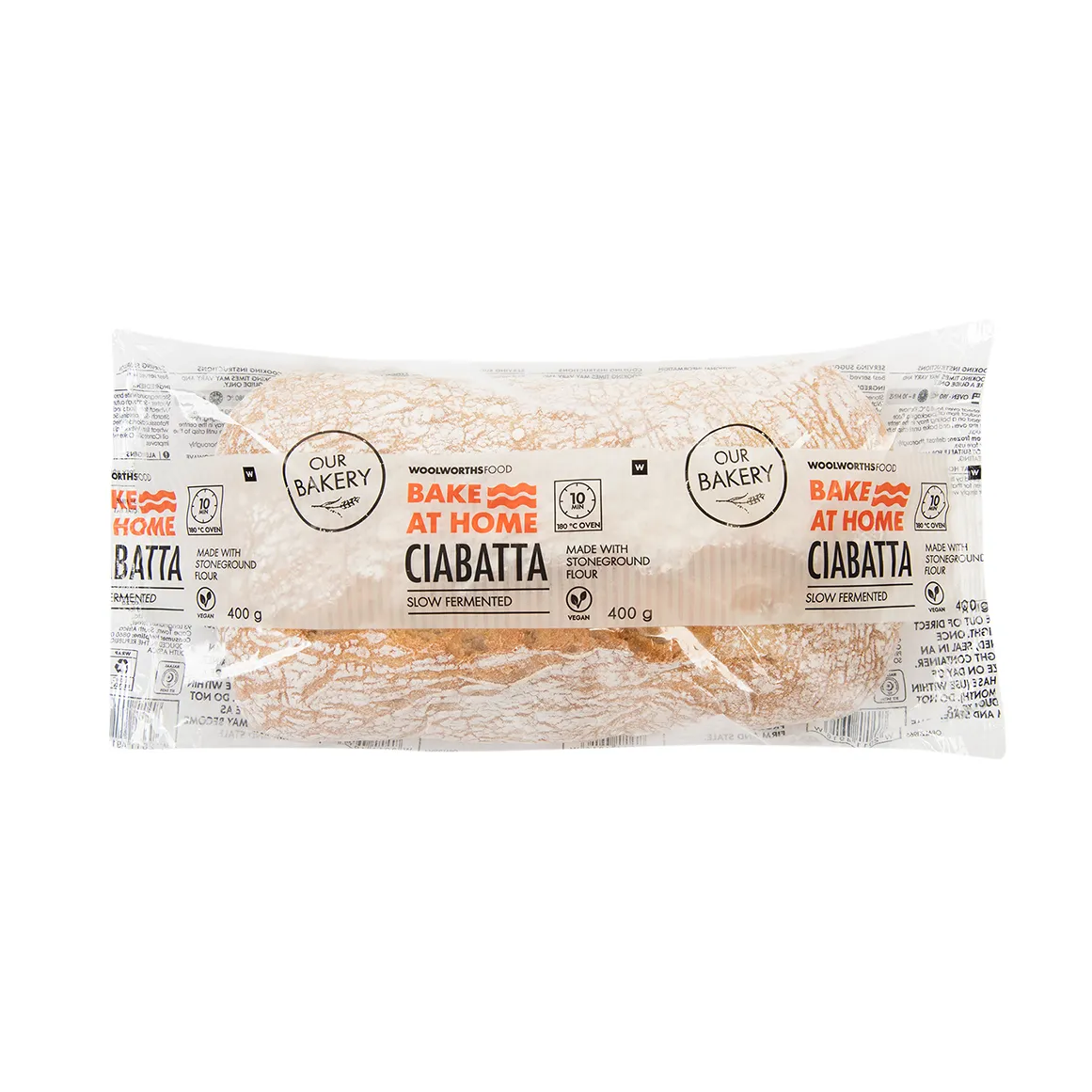 Ciabatta Bread 400 g - Bake at Home