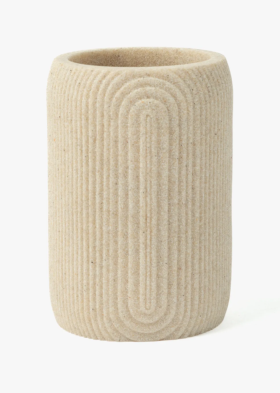 Circles Resin Tumbler - NATURAL