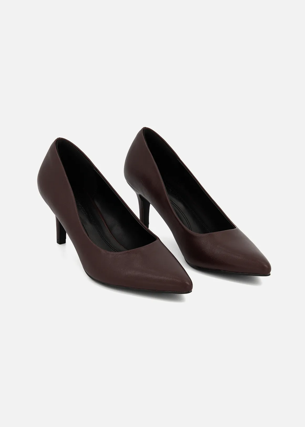 Classic Court Shoes - BURGUNDY