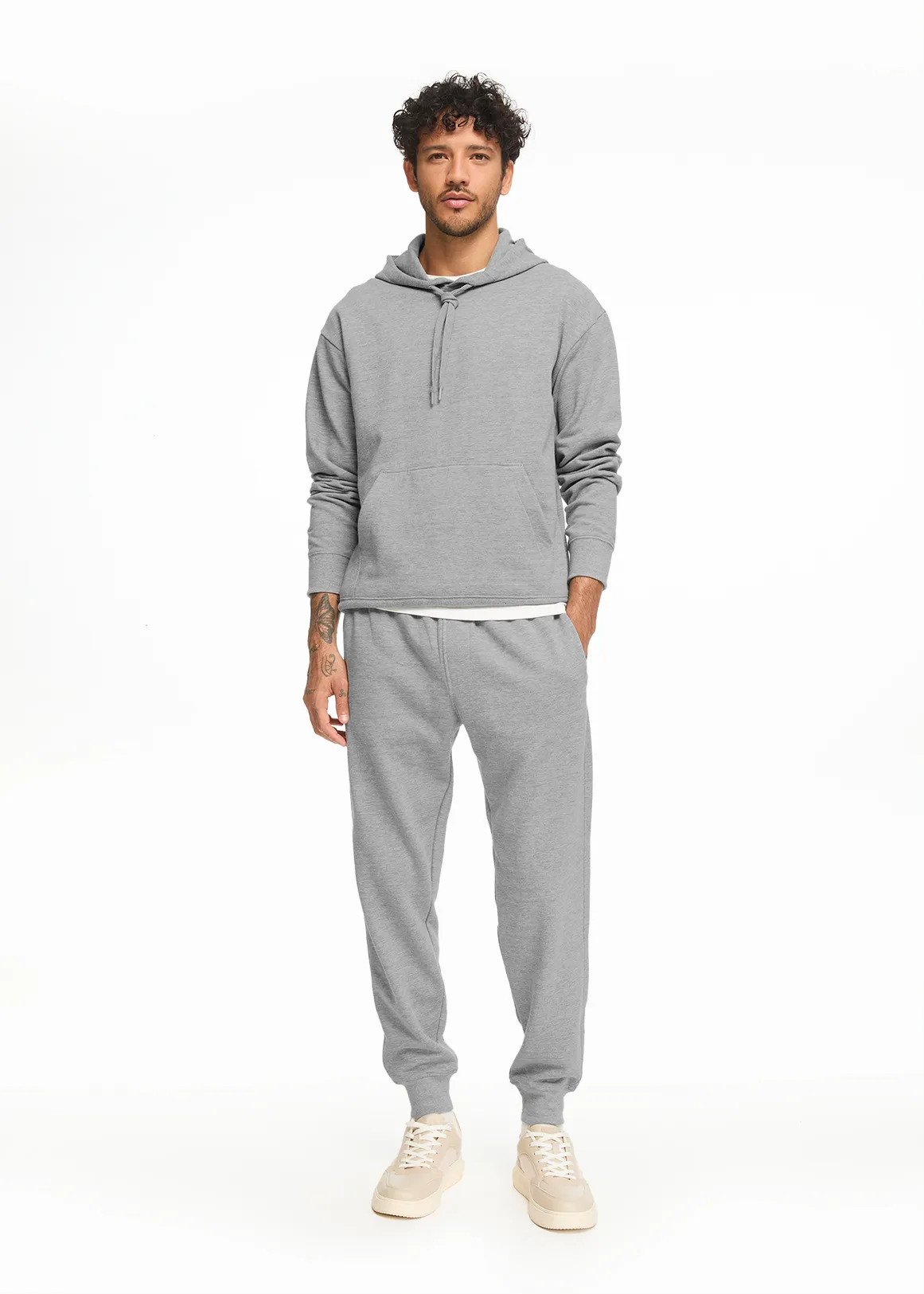 Classic Fleece Joggers - GREY MELANGE